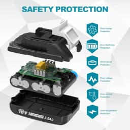 1/2/4Pcs 3.0Ah BL1830 Li-on Replace for Makita 18V Battery Pin BL1860 BL1815 BL1850 BL1890 LXT400 Tools and 3.5A DC18RD Charger