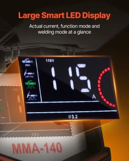 succebuy TIG Welder140A4-In-1Welding Machine TIG/DC Pulse MMA/Lift TIG/MMA Electric Welder with Synergic Control IGBT Inverter