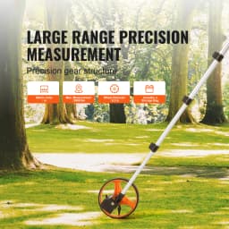 SucceBuy Measuring Wheel Telescoping Measure Wheel Measurement0-9,999m Back Bag Suitable for Lawn/Hard/Wood Road Measuring