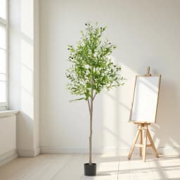 Artificial Plants Artificial Decorative Plants Olive Tree Room Decoration 6 FT Olive Tree With Fruit For Home Garden Decor