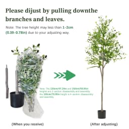 Artificial Plants Artificial Decorative Plants Olive Tree Room Decoration 6 FT Olive Tree With Fruit For Home Garden Decor