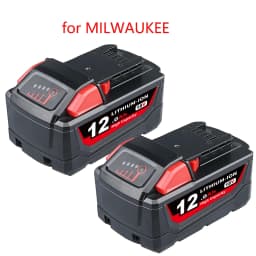 1/2/4P M18 12.0Ah 18V MAX Lithium-ion Battery Replace for Milwaukee 48-11-1810 48-11-1820 48-1100 Cordless Tools Battery pin