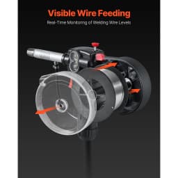 SucceBuy 100Amp Spool Gun w/ 10FT Cable Compatible with Hobart Handler 210 MVP Mig Welders for 0.023" 0.030"SolidWelding Wires