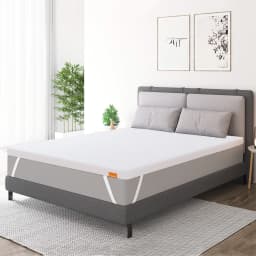 King Single Size Gel Memory Foam Mattress Topper 8cm Thick Mattress Pad Mat for Extra Comfort And Support
