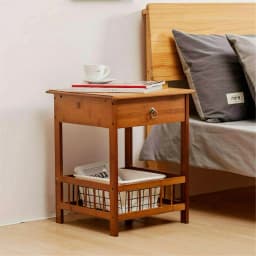 Side table bed bedside coffee table sofa table with drawer Oriental style