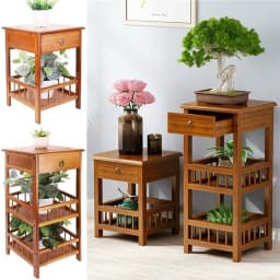 Side table bed bedside coffee table sofa table with drawer Oriental style
