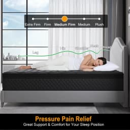 Viscountess Queen Double King Single Bed Mattress Gel Memory Foam Pocket Spring 34cm