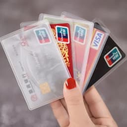 10pcs/set Transparnt Card Cover Protective Holder PVC Waterproof Credit ID Business Card Protection Document Id Badge Case