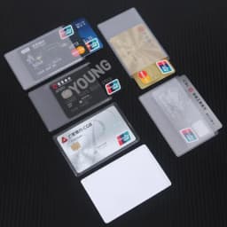 10pcs/set Transparnt Card Cover Protective Holder PVC Waterproof Credit ID Business Card Protection Document Id Badge Case