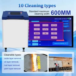 6000W Cleaning Machine Fiber Laser Industrial Rust Removal Cleaning Oil Paint for Metal Cleaner 1500W Water Cooling Cleaner