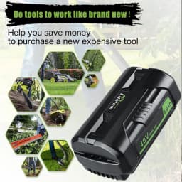 Replacement for Ryobi 40V 6.0/8.0 Lithium OP4040 Battery With OP401 Charger P4050 OP40602 OP40261 OP4060 OP4030