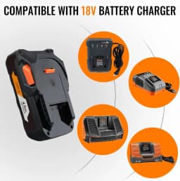 1/2/4Pack R840085 4.0Ah Replace for Ridgid 18V Lit-on Battery Pin R840087 R840086 AC840085 AC840086 Compatible with Power Tool
