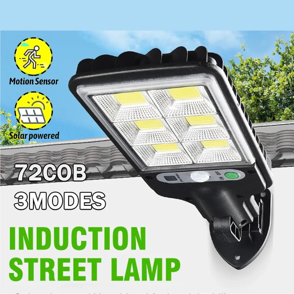 1-2pcs 3000W Solar Flood LED Light Motion Sensor Security Wall Yard Street Outdoor Lamp