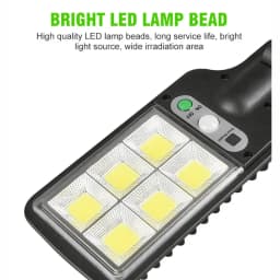 1-2pcs 3000W Solar Flood LED Light Motion Sensor Security Wall Yard Street Outdoor Lamp