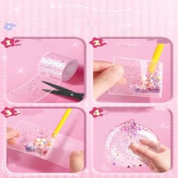 Nano Glue DIY Blow Bubble Nano Tape Nano Glue Double Sided Tape Nano Tape Sticky Ball Tape DIY Crafts Tape Toys Kids