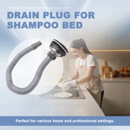 Drain Plug Stainless Steel Sink Plug, Hair Drain Plug, Sink Plug With Hair Catcher For Shampoo Bed