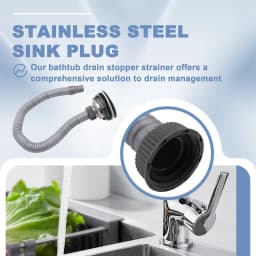 Drain Plug Stainless Steel Sink Plug, Hair Drain Plug, Sink Plug With Hair Catcher For Shampoo Bed