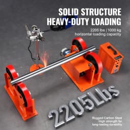 SucceBuyWelding Positioner Turning Rolls Linkage Roller 1000 KG Loading Welding Turning Rotary Torch Stand for Welding Equipment