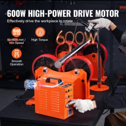 SucceBuyWelding Positioner Turning Rolls Linkage Roller 1000 KG Loading Welding Turning Rotary Torch Stand for Welding Equipment