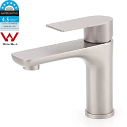 **Sydney Stock** KYLINS Brushed Gold Gun Metal Black Nickel Round Bathroom Basin Mixer Taps Sink Faucet WaterMark Wels