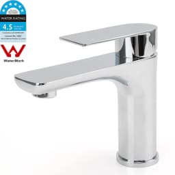 **Sydney Stock** KYLINS Brushed Gold Gun Metal Black Nickel Round Bathroom Basin Mixer Taps Sink Faucet WaterMark Wels