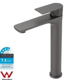 **Sydney Stock** KYLINS Brushed Gold Gun Metal Black Nickel Round Bathroom Basin Mixer Taps Sink Faucet WaterMark Wels