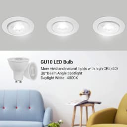 Led Bulb 10PCS GU10 LED Lamp Spotlight low tension 5W Beam Angle 38 Degree for home Energy Saving indoor