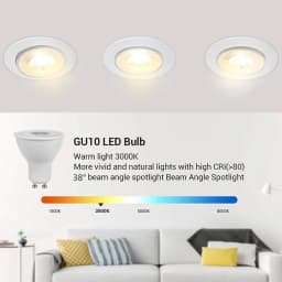 Led Bulb 10PCS GU10 LED Lamp Spotlight low tension 5W Beam Angle 38 Degree for home Energy Saving indoor