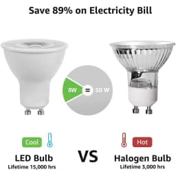 Led Bulb 10PCS GU10 LED Lamp Spotlight low tension 5W Beam Angle 38 Degree for home Energy Saving indoor