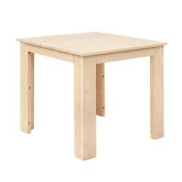 Wooden Coffee Side Table Outdoor Garden Camping Small Desk Natural Finish Furniture