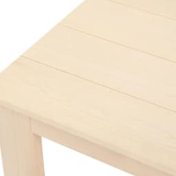 Wooden Coffee Side Table Outdoor Garden Camping Small Desk Natural Finish Furniture