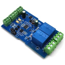 2 Channel Relay Module Switch Communication Input And Output For 7-24V For RS485/TTL W/ Anti-Reverse Protection