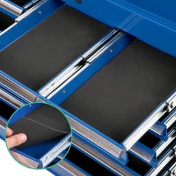 9 Drawer Steel Tool Cabinet Mobile Garage Organizer Storage Chest Blue Heavy Duty Workshop Toolbox