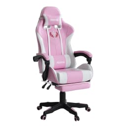Gaming Office Chair Racing Executive Footrest Computer Seat PU Leather