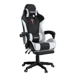 Gaming Office Chair Racing Executive Footrest Computer Seat PU Leather