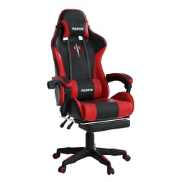 Gaming Office Chair Racing Executive Footrest Computer Seat PU Leather