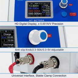 Heltec HT-BCT50A Lithium Lifepo4 Car Battery Capacity Tester/Charge and Discharge Electric Load Test Machine 5V 50A 250W