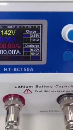 Heltec HT-BCT50A Lithium Lifepo4 Car Battery Capacity Tester/Charge and Discharge Electric Load Test Machine 5V 50A 250W