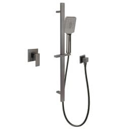 **Sydney Stock** KYLINS Brushed Gold Gun Metal Chrome Black Hand Held Shower Head Set Sliding Rail Mixer Taps WELS WATERMARK
