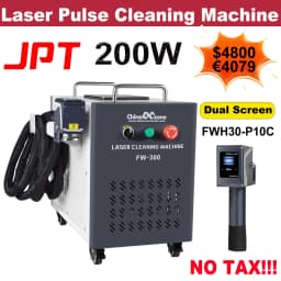 JPT 300W Pulsed Laser Cleaner & Marking 2-IN-1 Paint Oil Graffiti Removal for Metal Wood & Wall Surfaces | Non-Damaging EU Stock