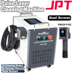 JPT 300W Pulsed Laser Cleaner & Marking 2-IN-1 Paint Oil Graffiti Removal for Metal Wood & Wall Surfaces | Non-Damaging EU Stock