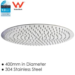**Sydney Stock** KYLINS Brushed Gold Nickel Gun Metal Chrome Black 8/10/12/16'' Square Round Rain Shower Head WELS WATERMARK