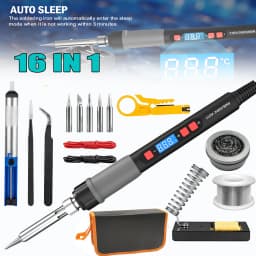 ILIBILIB 90W Soldering Iron Kit Adjustable Temperature Electric Welding Tool Solder Tips