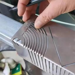 Precision Flex Angle & Arc Marking Tool 20-100mm Adjustable Linear Arc Scriber