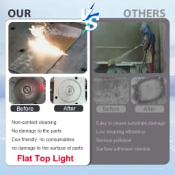 300W JPT Pulsed Laser Cleaning Machine For Remove Rust Oil Paint Metal Wood Air Cool Laser Aluminum oxide layer Model Cleaning