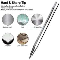 145mm 2PCS NEW Tungsten Carbide Scribing Pen Tip Steel Scriber Scribe Marker A