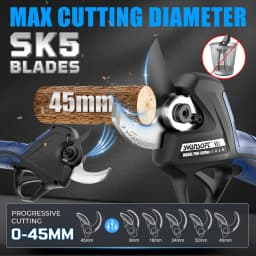 25V Electric Pruner PRU45PLUS 45MM Cutting Size Rechargeable Pruning Shears Australia Citrus Pruning Tool Fast AU Delivery