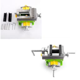 Allsome BG-6368 3-inch Cross-Sliding Vise with Compound Slide for Mill and Drill Press,Cross Slide Drill Press Vise