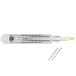 SucceBuy 1 Pair Full Extension Drawer Slides 500lbs Load Capacity Locking Drawer Slides Ball Bearing with Lock Side Mount Rail