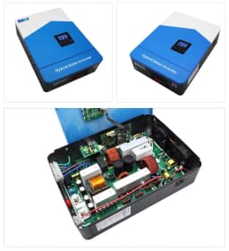 Easun Power 7000w 4200w 3200w 2200w 12v 24v 48v MPPT Hybrid Off Grid Pure Sine Wave 80a 110a 230v 50/60hz Solar Inverter Charger